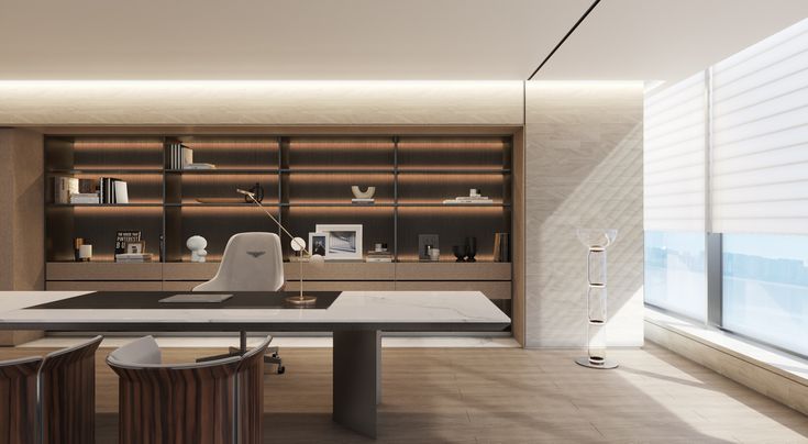 stretch ceiling lighting in office