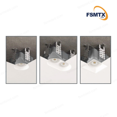 Embedded install downlight housing gor stretch ceiling