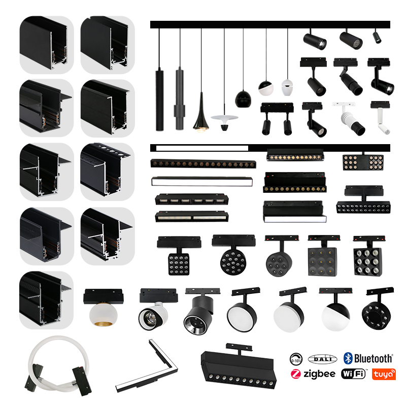 48V magnetic track light for engineering project