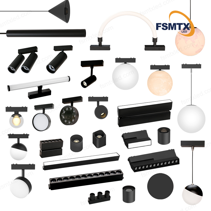 6mm woven magnetic track light series