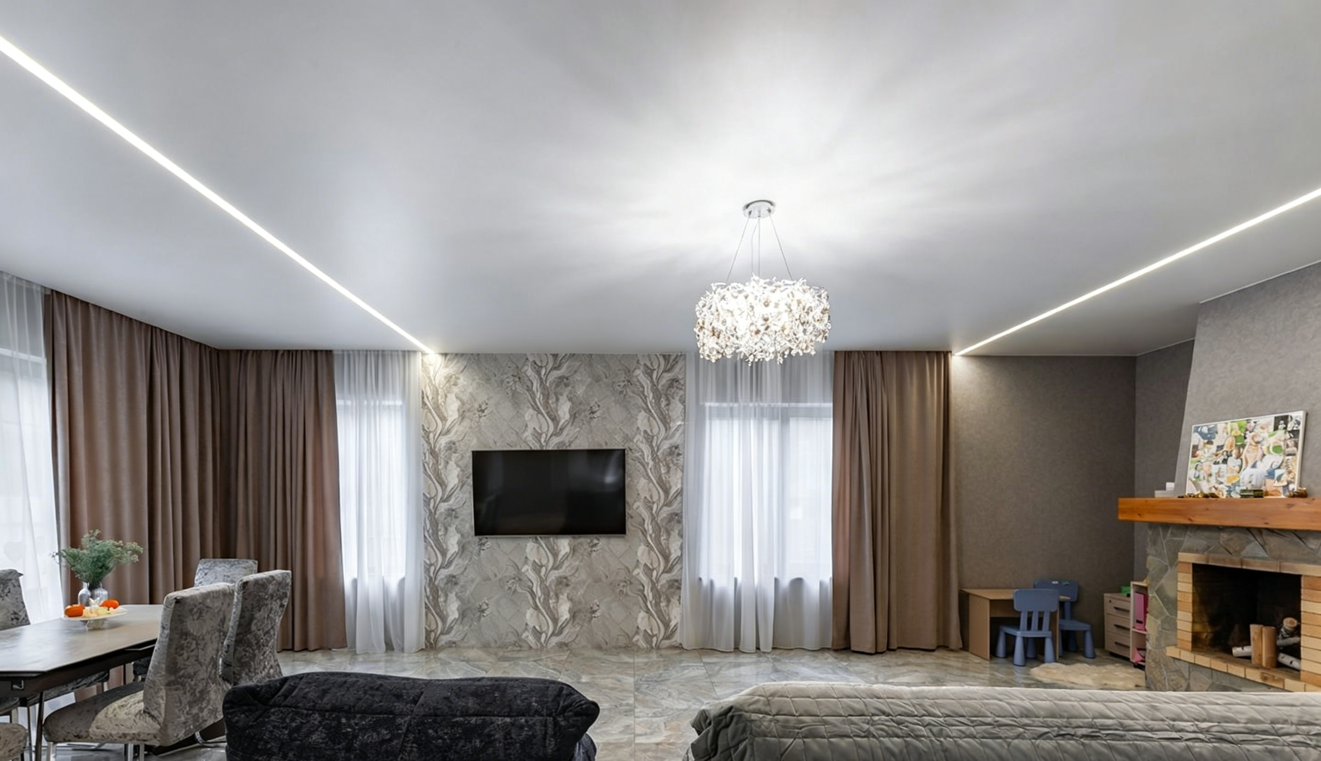 best application scenarios for LED stretch ceilings