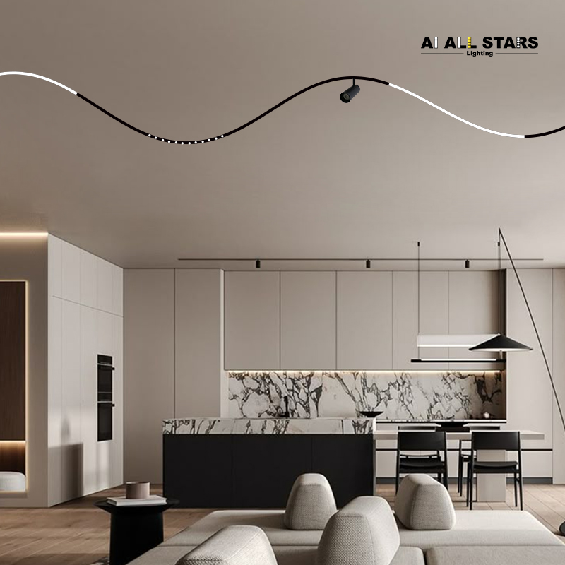 modern comfortable ceiling lighting solution