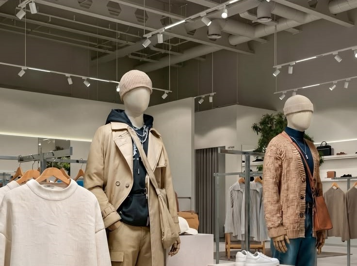 display area high CRI track lighting system