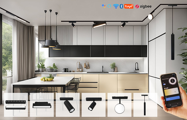 48v 6mm Ultra-Thin Magnetic track light