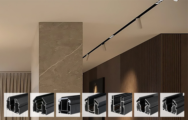 magnetic stretch ceiling aluminum profile