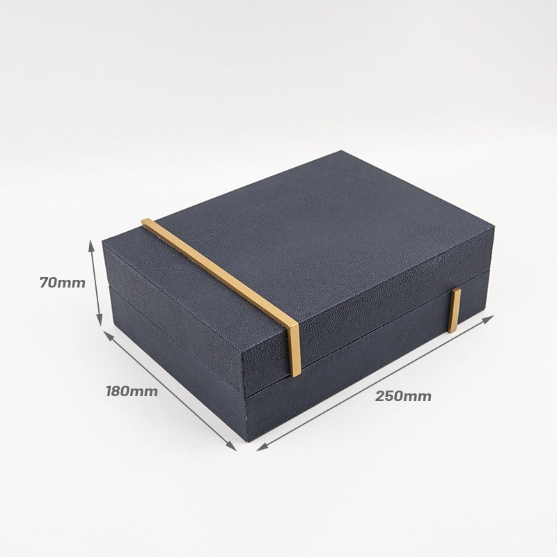 Spot Goods High Grade Magnetic Flip MDF Wooden Box Custom Logo Flip Top Packaging Gift Boxes With SABER Certificate