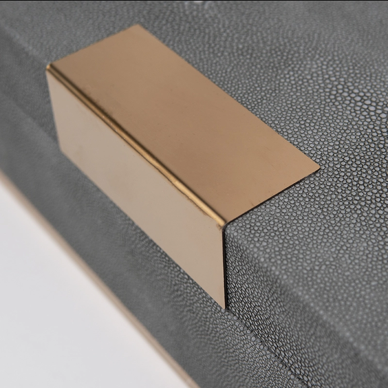 Spot Goods Fish roe pattern wooden box High Grade Magnetic Flip MDF Wooden Box Custom Logo Packaging Gift Boxes With SABER Certificate