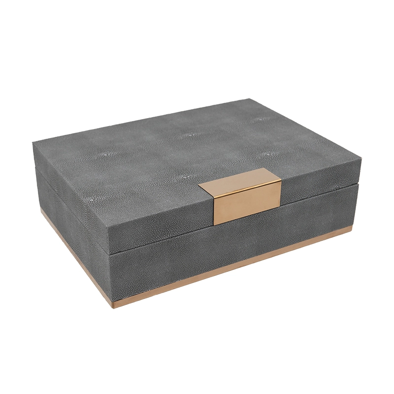 Spot Goods Fish roe pattern wooden box High Grade Magnetic Flip MDF Wooden Box Custom Logo Packaging Gift Boxes With SABER Certificate
