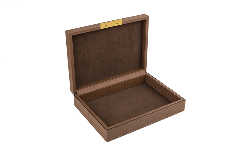 Ready Stock PU Leather Wooden Box Set of 2 for Modern Home Decor Keepsake and Memory Box Jewelry Box With SABER Certificate