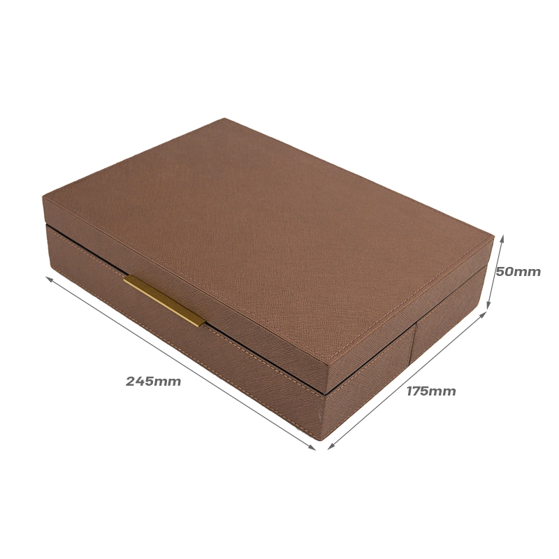 Ready Stock PU Leather Wooden Box Set of 2 for Modern Home Decor Keepsake and Memory Box Jewelry Box With SABER Certificate