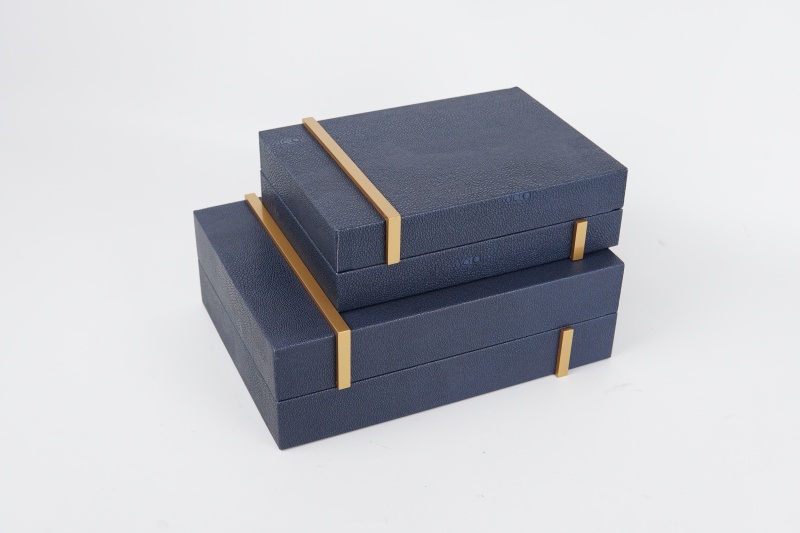 FISH ROE PATTERN LEATHER HOME DECORATION SET