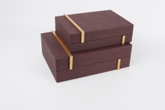 FISH ROE PATTERN LEATHER HOME DECORATION SET