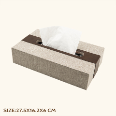 CANVAS TISSUE BOX