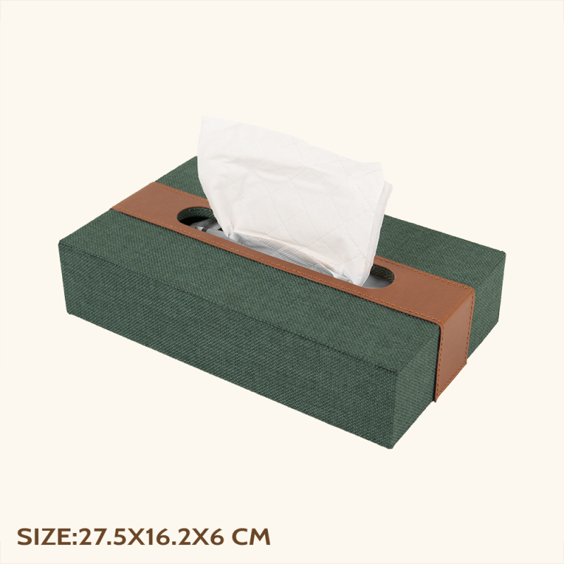 CANVAS TISSUE BOX