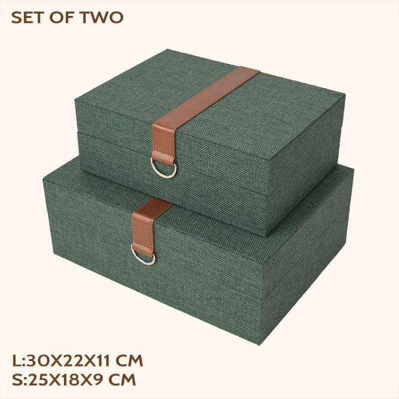 CANVAS GIFT BOX -TWO PIECE SET
