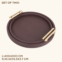 FISH ROE PATTERN PU HOME DECORATION SET