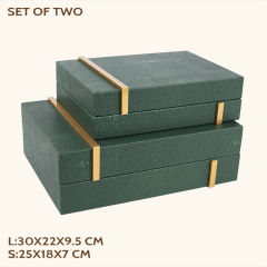 FISH ROE PATTERN PU HOME DECORATION SET