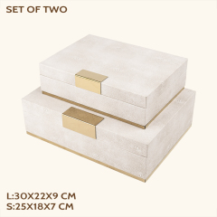 FISH ROE PATTERN PU HOME DECORATION SET