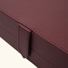 BACKGAMMON LEATHER BOX SET