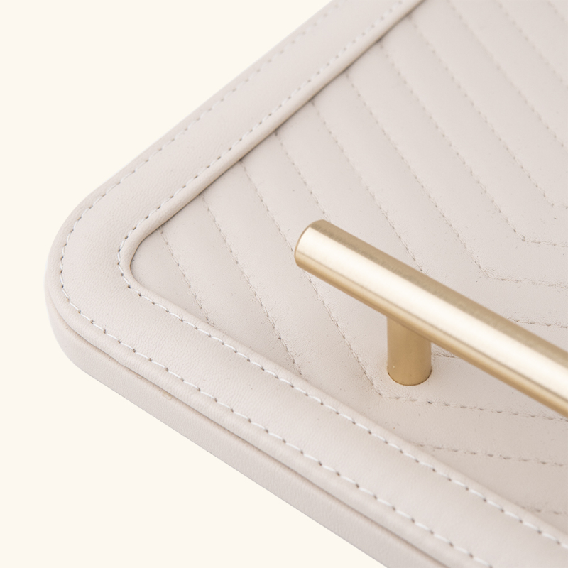 STITCHING LEATHER TRAY