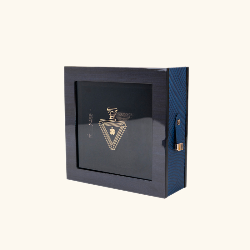 WOOD GRAIN PAINT DRAWER PERFUME BOX