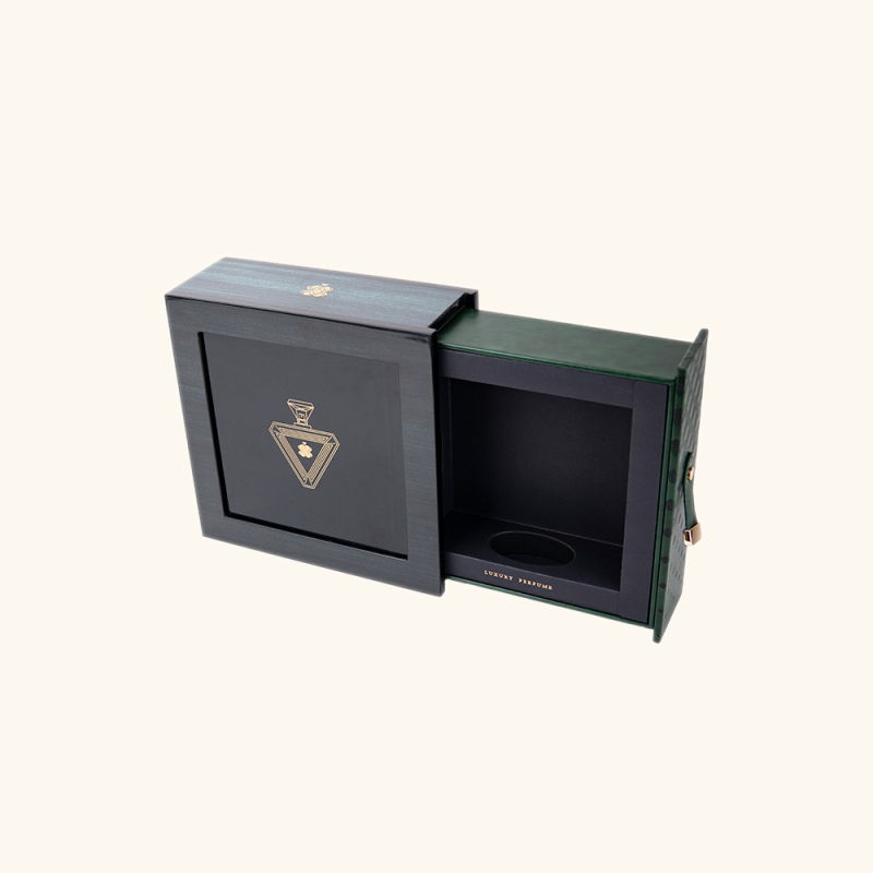 WOOD GRAIN PAINT DRAWER PERFUME BOX