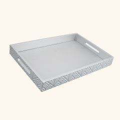 SCREEN-PRINTED SILVER TREY