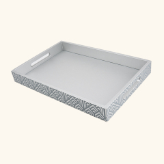 SCREEN-PRINTED SILVER TREY