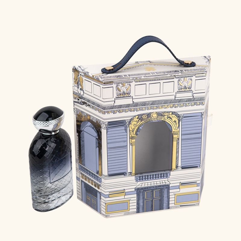 RECTANGULAR FLIP-TOP WINDOW PERFUME BOX