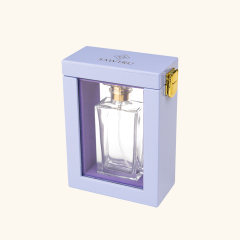 Wooden with acrylic window perfume box