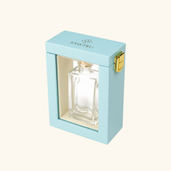 Wooden with acrylic window perfume box
