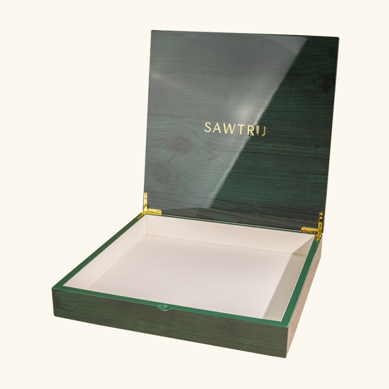 GLOSSY PIANO LACQUER WOODEN BOX