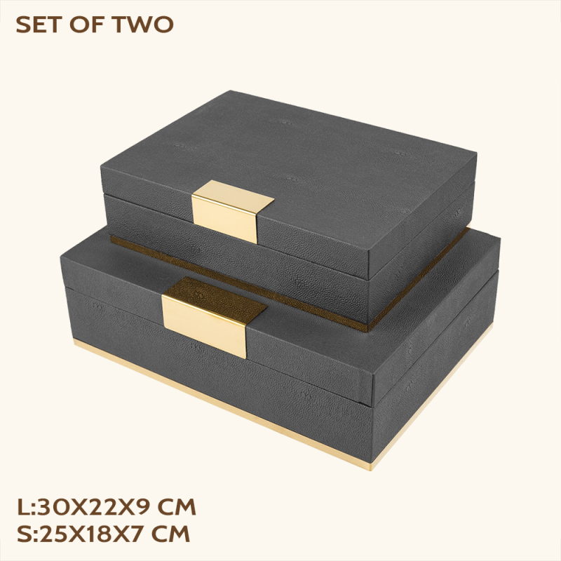 FISH ROE PATTERN PU HOME DECORATION SET