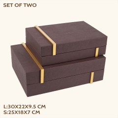 FISH ROE PATTERN PU HOME DECORATION SET