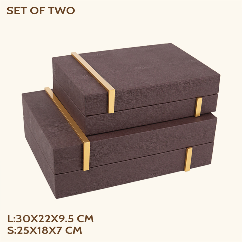 FISH ROE PATTERN PU HOME DECORATION SET