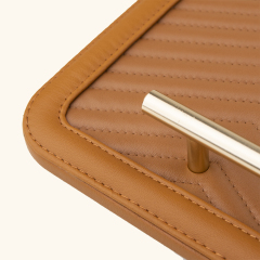 STITCHING LEATHER TRAY