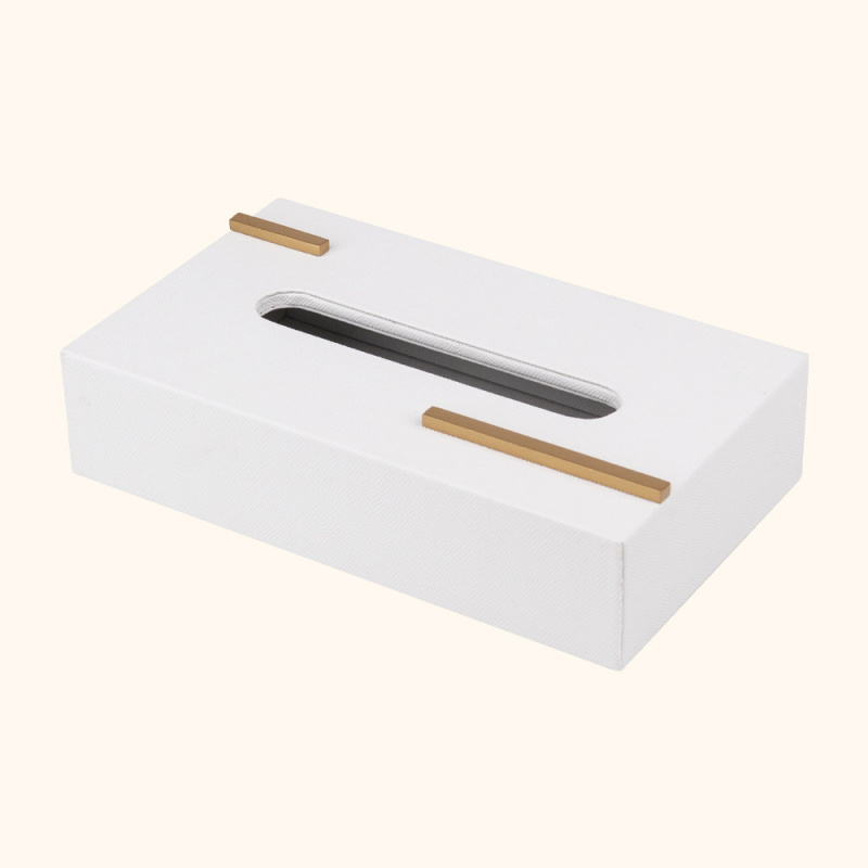 Leather Box Tray Set