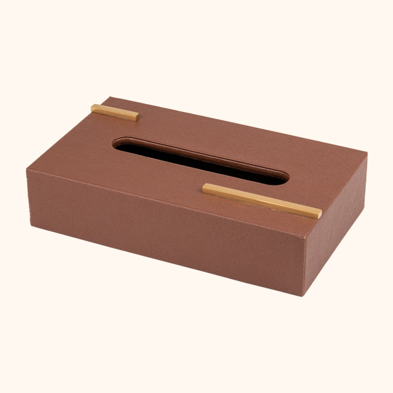 Leather Box Tray Set