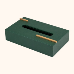 Leather Box Tray Set