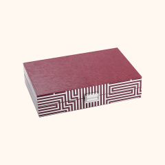 Silk-screened patterned tray