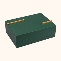 Leather Box Tray Set