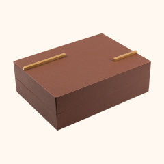 Leather Box Tray Set