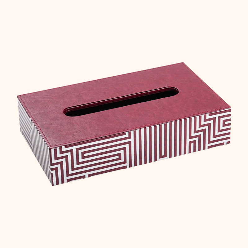 Silk-screened patterned tray