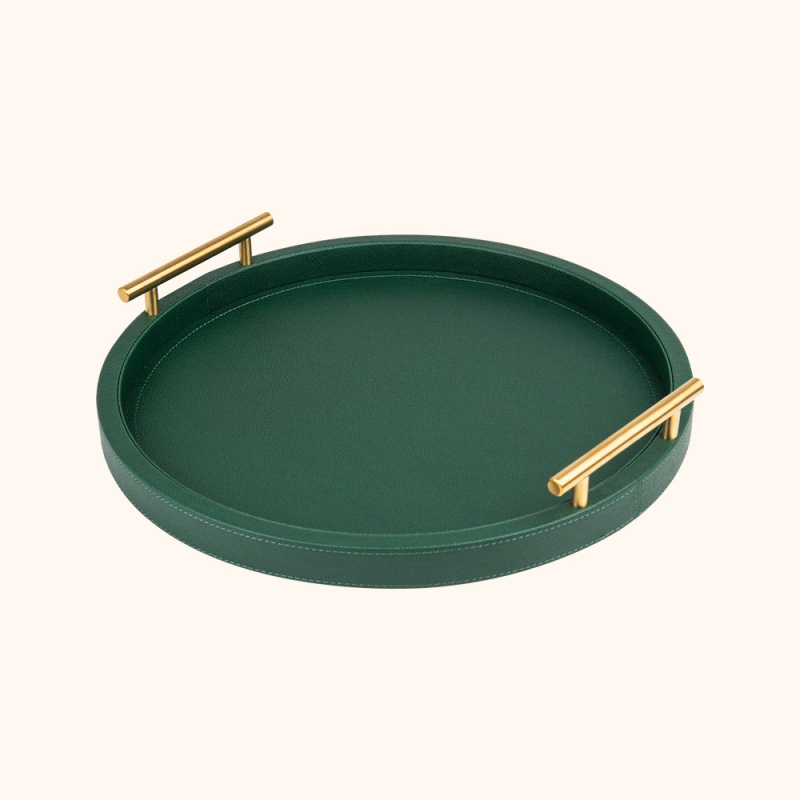 Leather Box Tray Set