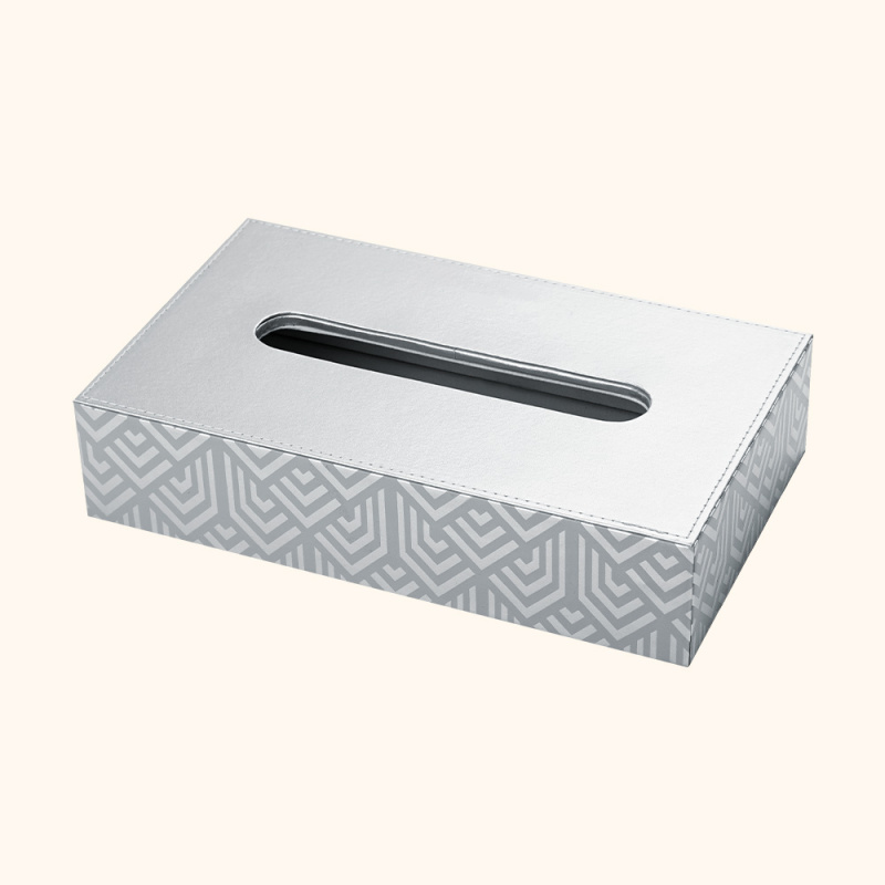 Silk-screened patterned tray