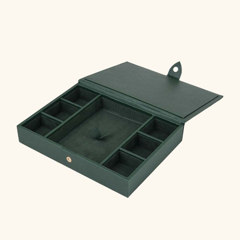 Cross-Pattern Drawer Jewelry Box