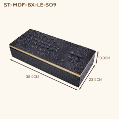 Alligator-skin Wooden Box