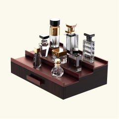 Tiered Perfume Display Wooden Box