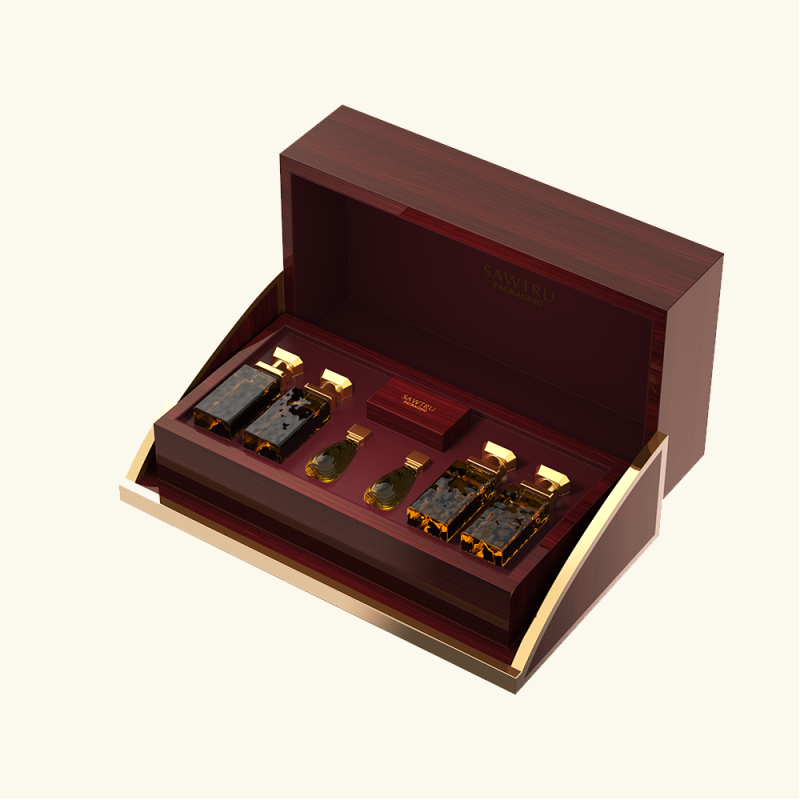 Flip-top perfume box