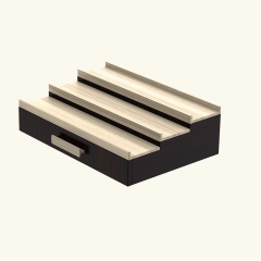 Tiered Perfume Display Wooden Box